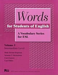 Words for Students of English (Paperback, Cassette)