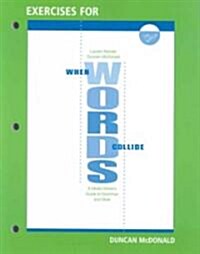 Exercises For When Words Collide (Paperback, 7th, Workbook)