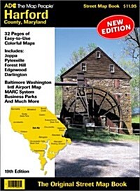 ADC Hartford County, Maryland street map book (Paperback, 17th Rev)