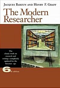 The Modern Researcher [With Infotrac] (Paperback, 6)