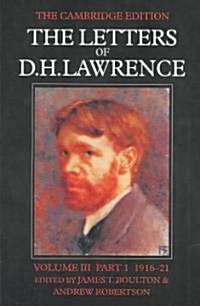 The Letters of D. H. Lawrence Parts 1 and 2 (Paperback)