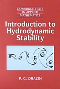 Introduction to Hydrodynamic Stability (Paperback)