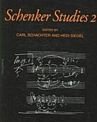 Schenker Studies 2 (Paperback)