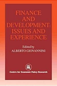 Finance and Development : Issues and Experience (Paperback)
