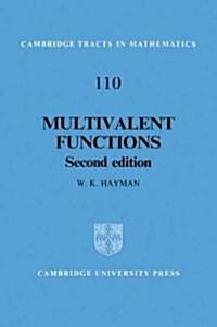 Multivalent Functions (Paperback, 2 Revised edition)