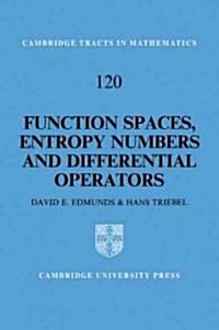 Function Spaces, Entropy Numbers, Differential Operators (Paperback)