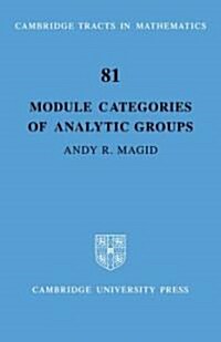 Module Categories of Analytic Groups (Paperback)