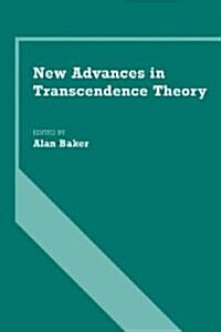 New Advances in Transcendence Theory (Paperback)