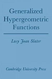 Generalized Hypergeometric Functions (Paperback, Reissue)