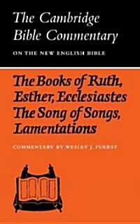 The Books of Ruth, Esther, Ecclesiastes, The Song of Songs, Lamentations: The Five Scrolls (Paperback)