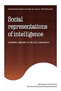 Social Representations of Intelligence (Paperback)