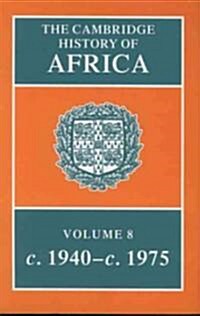 The Cambridge History of Africa (Hardcover)