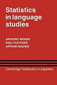 Statistics in Language Studies (Hardcover)