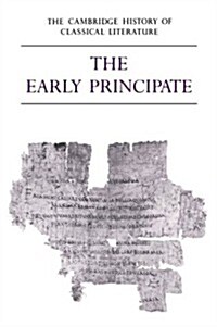 The Cambridge History of Classical Literature: Volume 2, Latin Literature, Part 4, The Early Principate (Paperback)