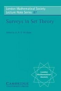 Surveys in Set Theory (Paperback)