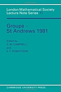 Groups - St Andrews 1981 (Paperback)