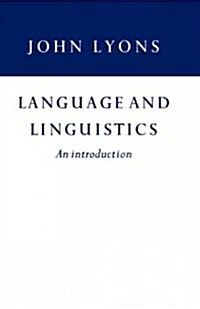 [중고] Language and Linguistics (Paperback)