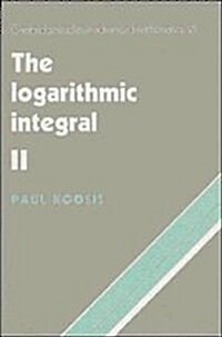 The Logarithmic Integral: Volume 2 (Hardcover)