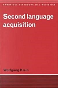Second Language Acquisition (Paperback)