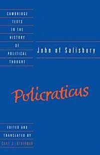 John of Salisbury: Policraticus (Hardcover)