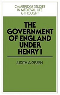 The Government of England under Henry I (Paperback)