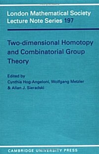 Two-Dimensional Homotopy and Combinatorial Group Theory (Paperback)