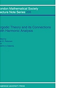 Ergodic Theory and Harmonic Analysis : Proceedings of the 1993 Alexandria Conference (Paperback)