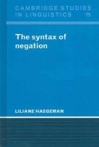The syntax of negation