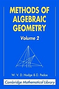 Methods of Algebraic Geometry: Volume 2 (Paperback)
