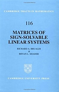 Matrices of Sign-Solvable Linear Systems (Hardcover)