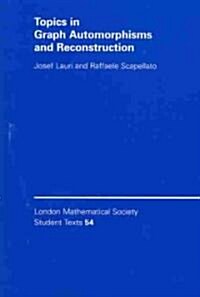 Topics in Graph Automorphisms and Reconstruction (Paperback)