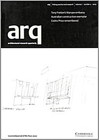 arq: Architectural Research Quarterly: Volume 7, Part 2 (Paperback)