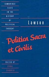 Lawson: Politica sacra et civilis (Paperback)