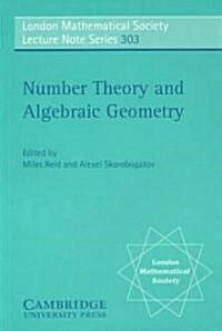 Number Theory and Algebraic Geometry (Paperback)