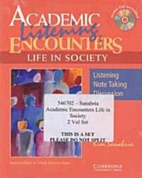 Academic Encounters Life in Society 2 Book Set (Reading Students Book and Listening Students Book with Audio CD) : Reading Students Book and Listen (Package)