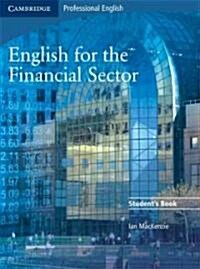 [중고] English for the Financial Sector Student‘s Book (Paperback, Student ed)