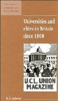 Universities and elites in Britain since 1800
