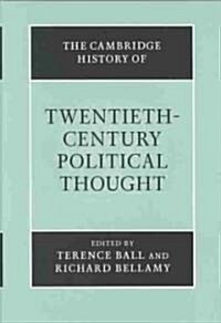 The Cambridge History of Twentieth-Century Political Thought (Hardcover)