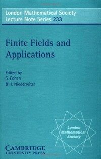 Finite fields and applications : proceedings of the third international conference, Glasgow, July 1995