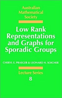 Low Rank Representations and Graphs for Sporadic Groups (Paperback)