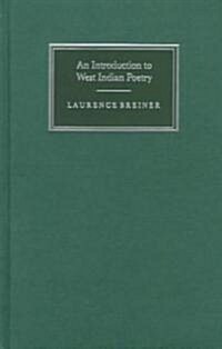 An Introduction to West Indian Poetry (Hardcover)