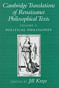 Cambridge Translations of Renaissance Philosophical Texts (Paperback)