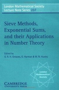 Sieve methods, exponential sums, and their applications in number theory : proceedings of a symposium held on Cardiff, July 1995
