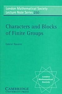 Characters and Blocks of Finite Groups (Paperback)