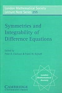 Symmetries and Integrability of Difference Equations (Paperback)