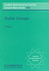 Stable Groups (Paperback)