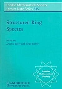Structured Ring Spectra (Paperback)