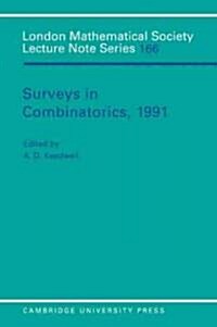 Surveys in Combinatorics, 1991 (Paperback)