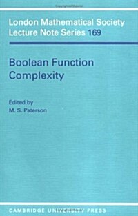 Boolean Function Complexity (Paperback)