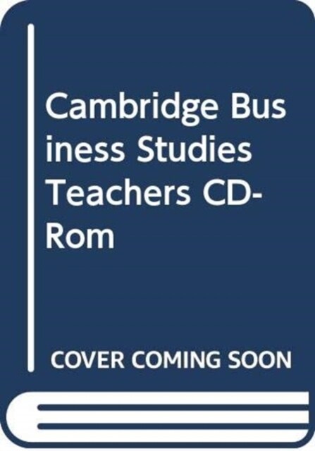 Cambridge Business Studies Teachers CD-Rom (CD-ROM, Teacher’s ed)